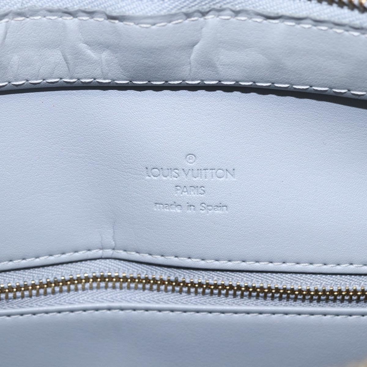 LOUIS VUITTON Monogram Vernis Houston Hand Bag Gris M91053 LV Auth th6399