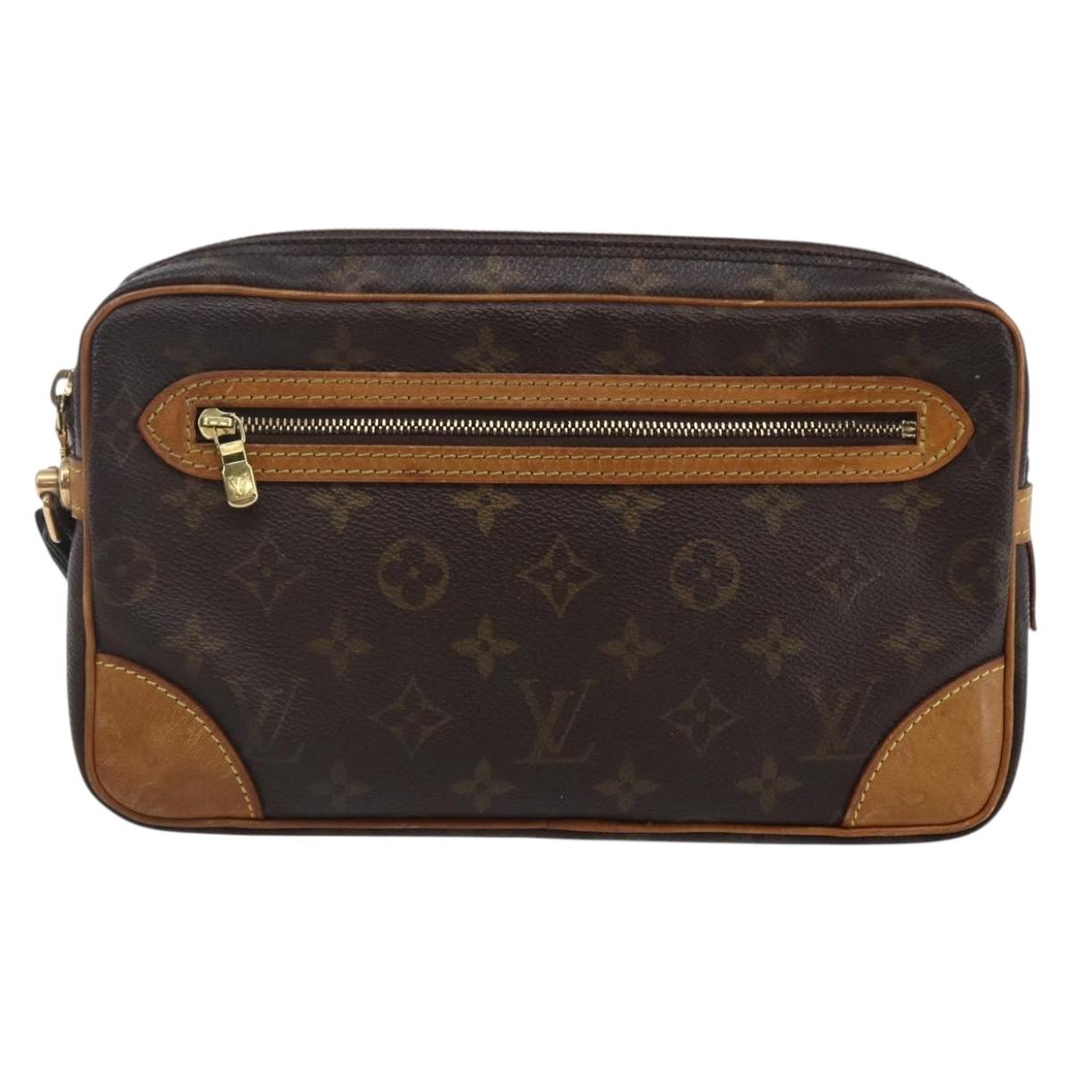 LOUIS VUITTON Monogram Marly Dragonne GM Clutch Bag M51825 LV Auth th6410