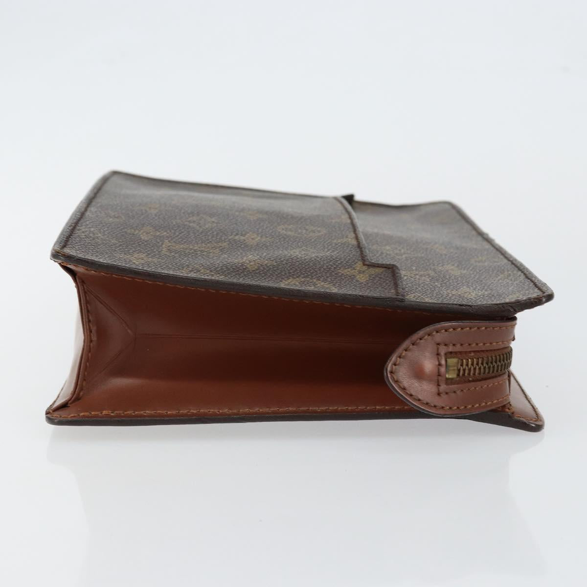 LOUIS VUITTON Monogram Pochette Homme Clutch Bag M51795 LV Auth th6411