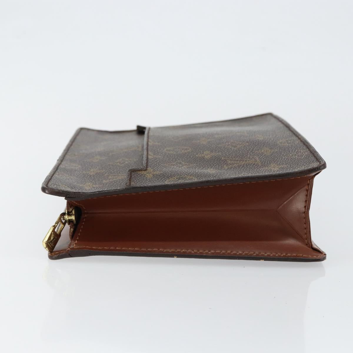 LOUIS VUITTON Monogram Pochette Homme Clutch Bag M51795 LV Auth th6411