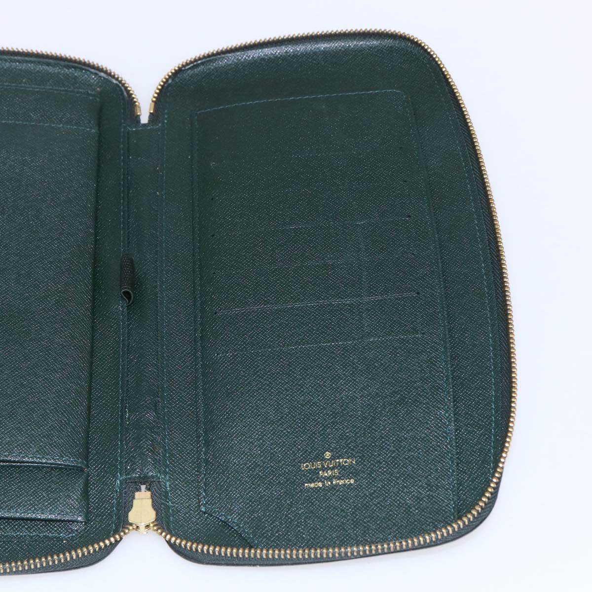 LOUIS VUITTON Taiga Organizer Atholl Travel Case Epicea M30654 LV Auth th6413