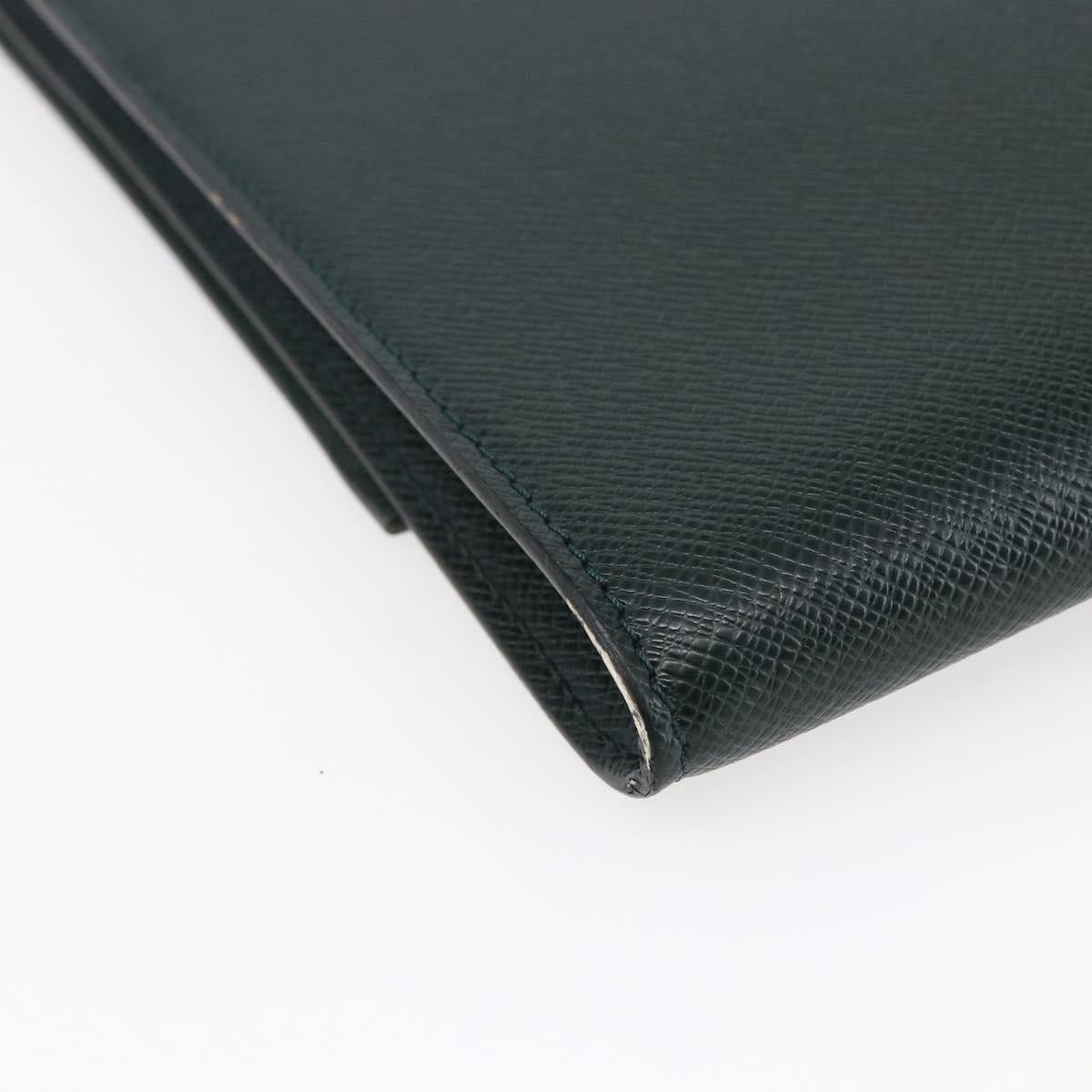 LOUIS VUITTON Taiga Leather Clutch Bag Epicea MI0924 LV Auth th6424