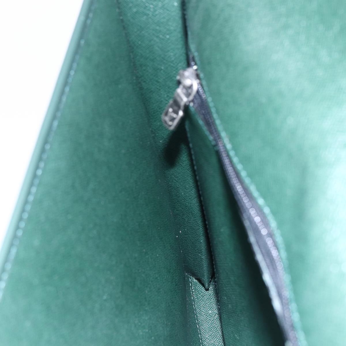 LOUIS VUITTON Taiga Leather Clutch Bag Epicea MI0924 LV Auth th6424