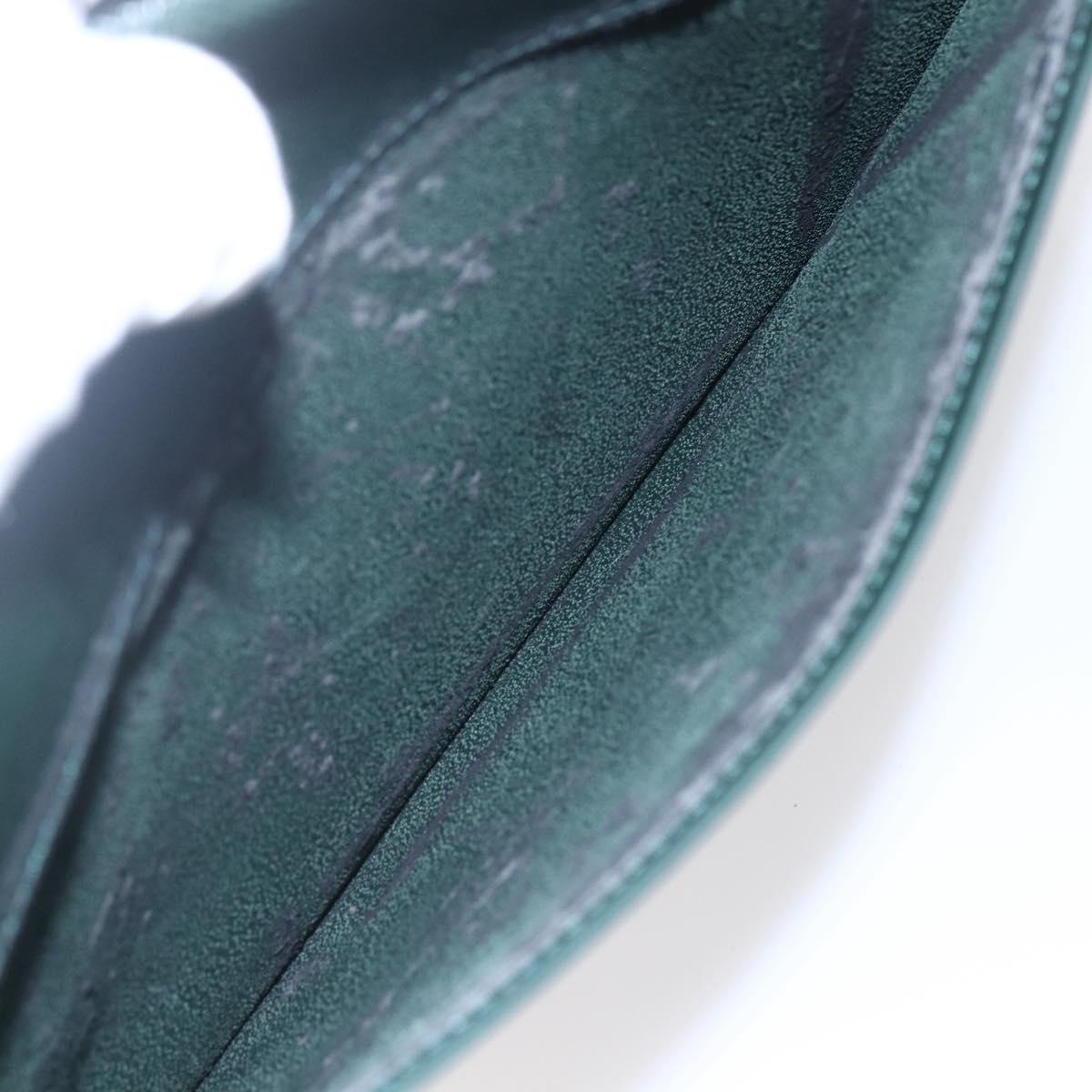 LOUIS VUITTON Taiga Leather Clutch Bag Epicea MI0924 LV Auth th6424