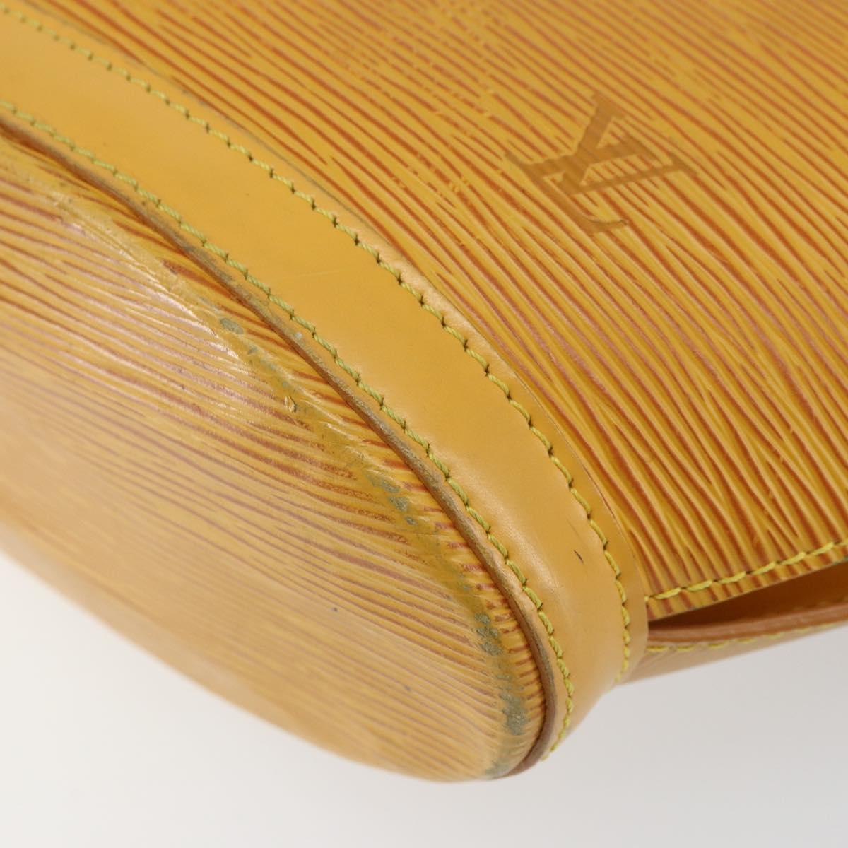 LOUIS VUITTON Epi Saint Jacques Poignees Long Bag Yellow M52339 LV Auth th6426