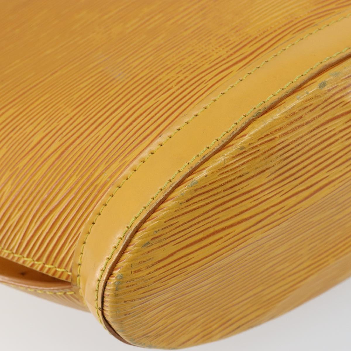 LOUIS VUITTON Epi Saint Jacques Poignees Long Bag Yellow M52339 LV Auth th6426