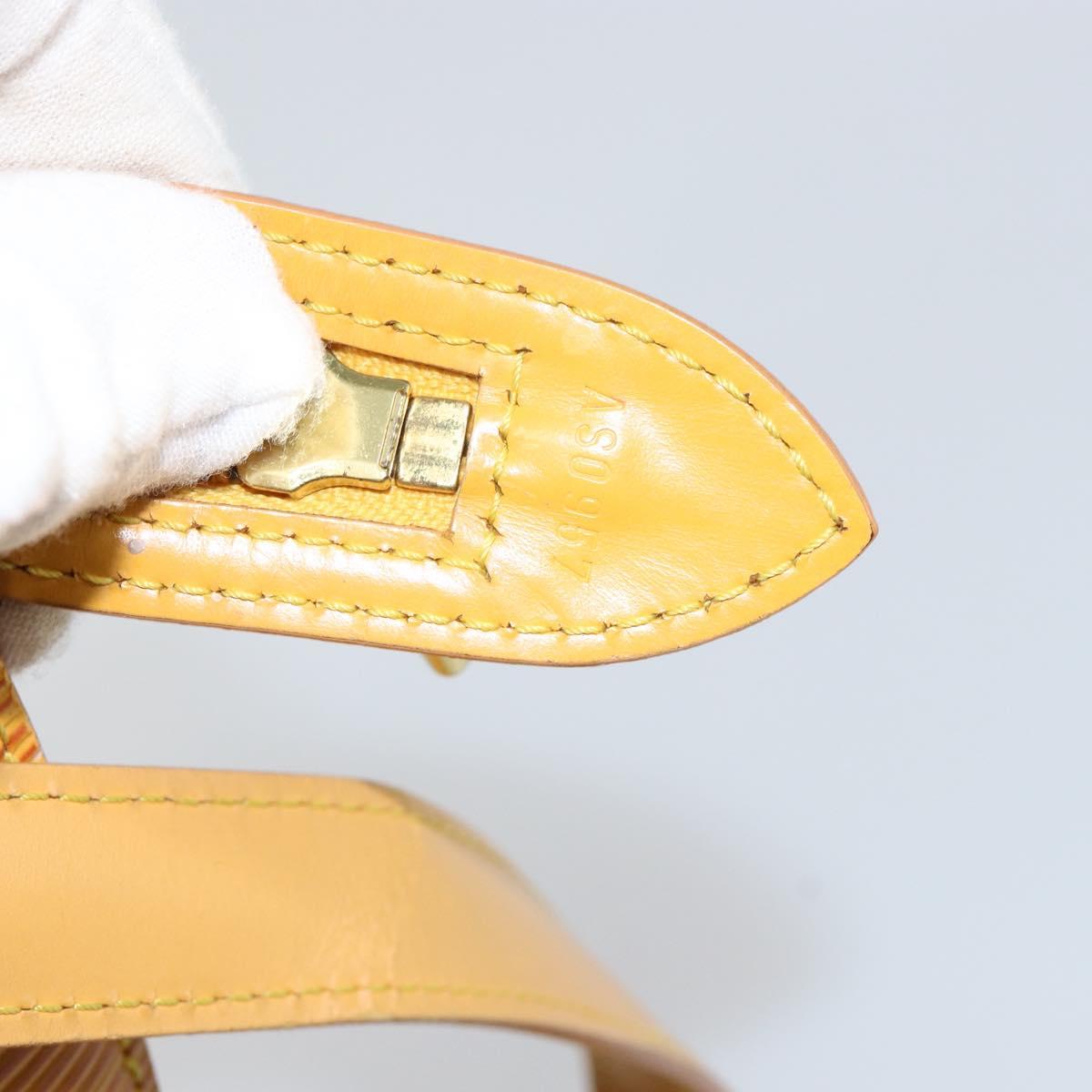 LOUIS VUITTON Epi Saint Jacques Poignees Long Bag Yellow M52339 LV Auth th6426