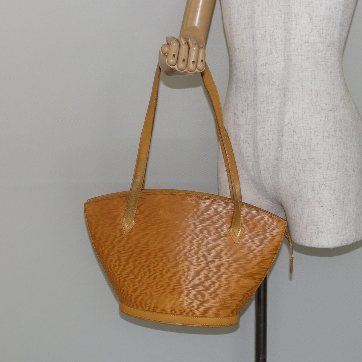 LOUIS VUITTON Epi Saint Jacques Poignees Long Bag Yellow M52339 LV Auth th6426