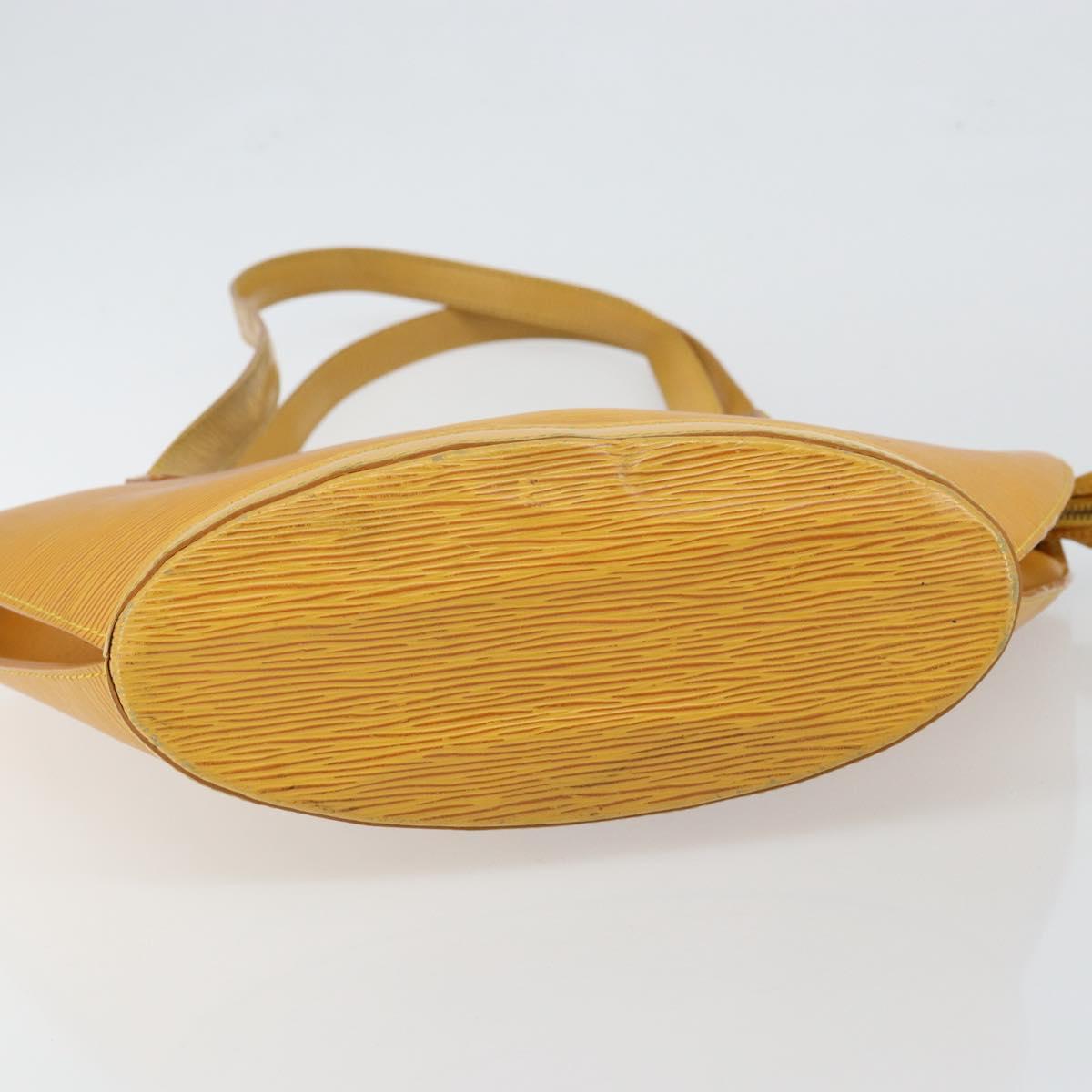 LOUIS VUITTON Epi Saint Jacques Poignees Long Bag Yellow M52339 LV Auth th6426