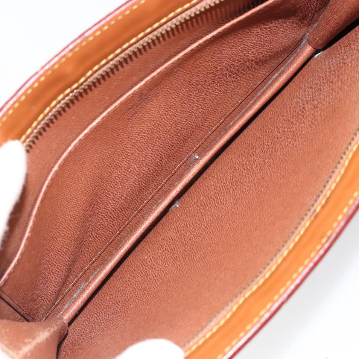 LOUIS VUITTON Epi Pochette Homme Clutch Bag Brown M52528 LV Auth th6427