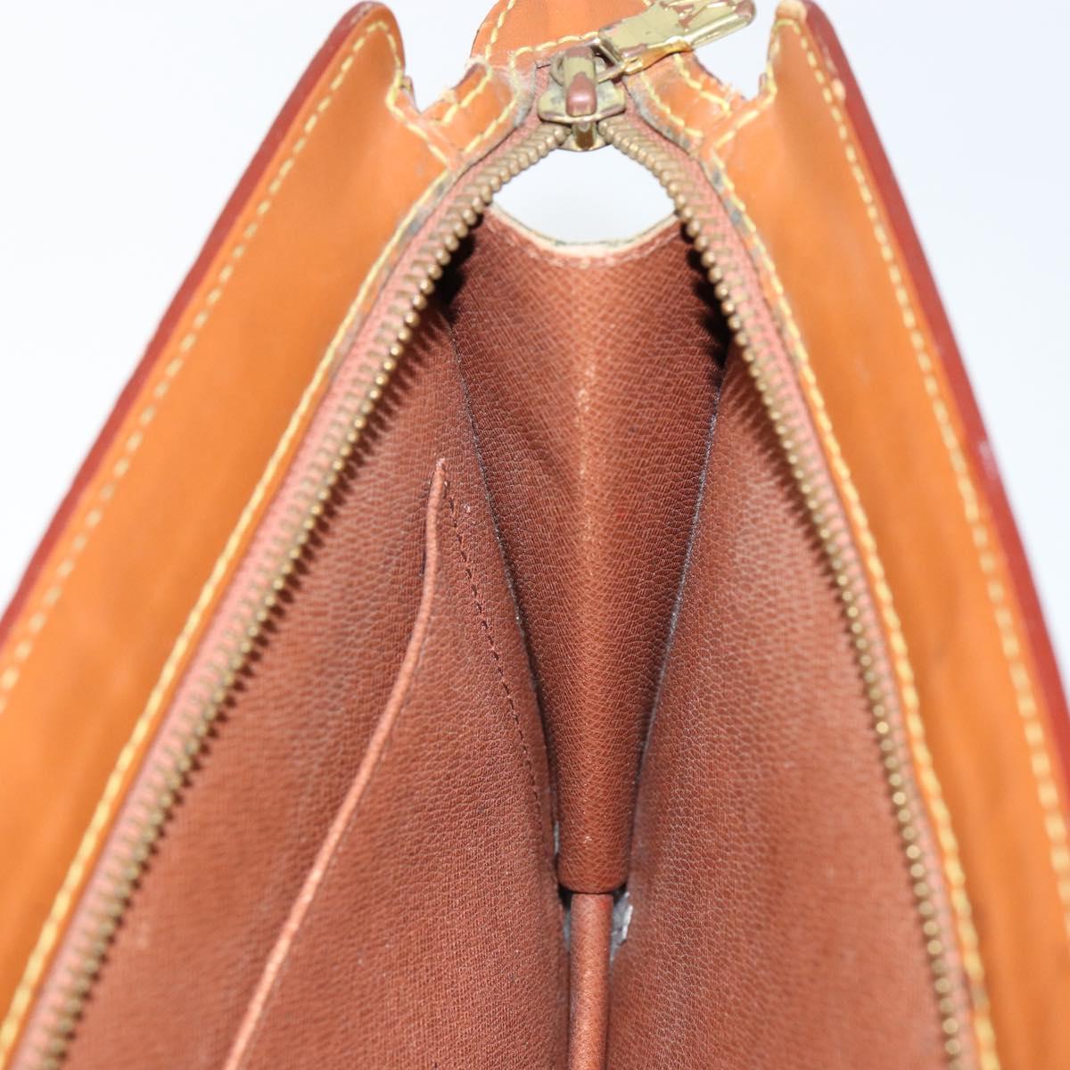 LOUIS VUITTON Epi Pochette Homme Clutch Bag Brown M52528 LV Auth th6427