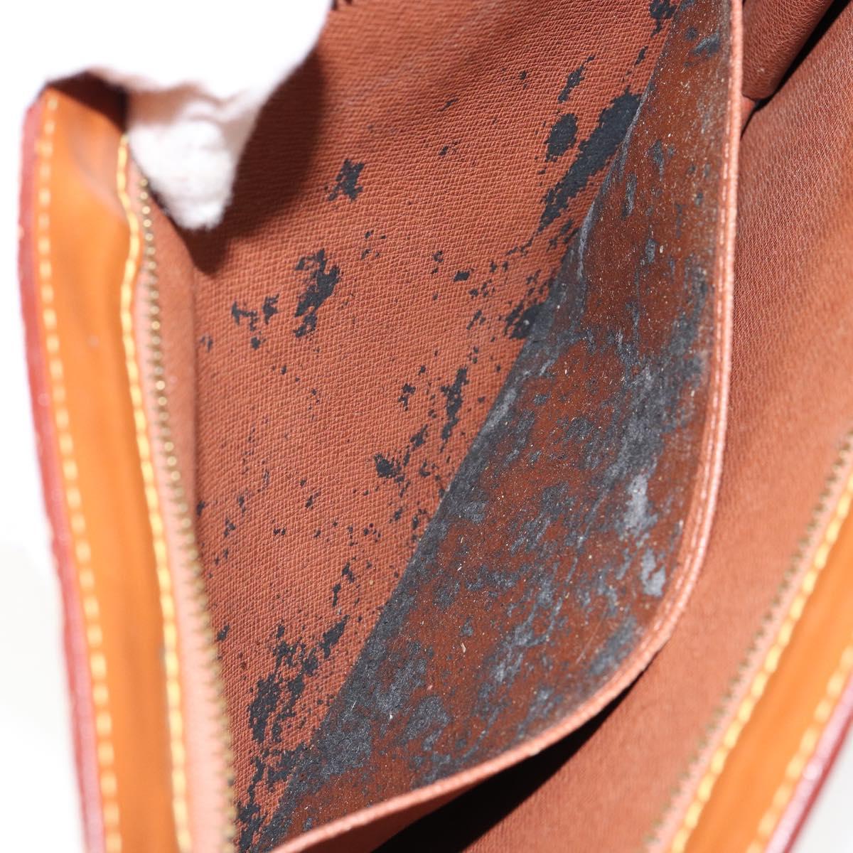 LOUIS VUITTON Epi Pochette Homme Clutch Bag Brown M52528 LV Auth th6427