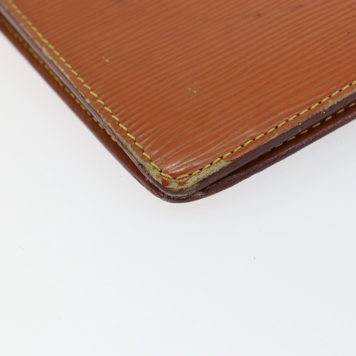 LOUIS VUITTON Epi Pochette Homme Clutch Bag Brown M52528 LV Auth th6427