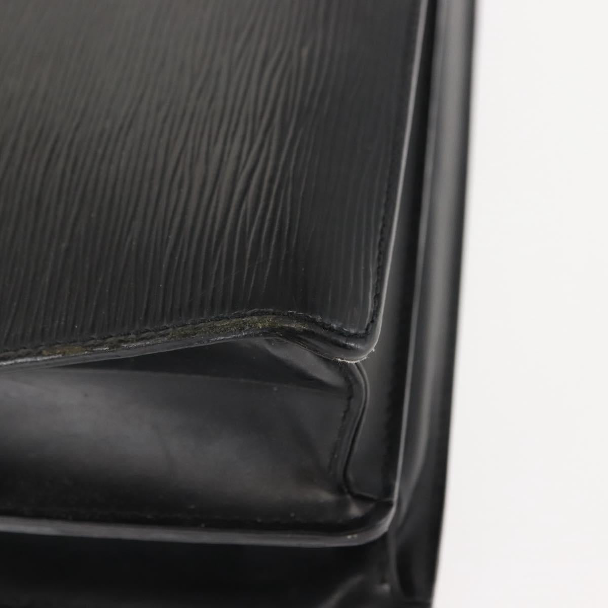 LOUIS VUITTON Epi Serviette Conseiller Business Bag Black M54422 LV Auth th6428