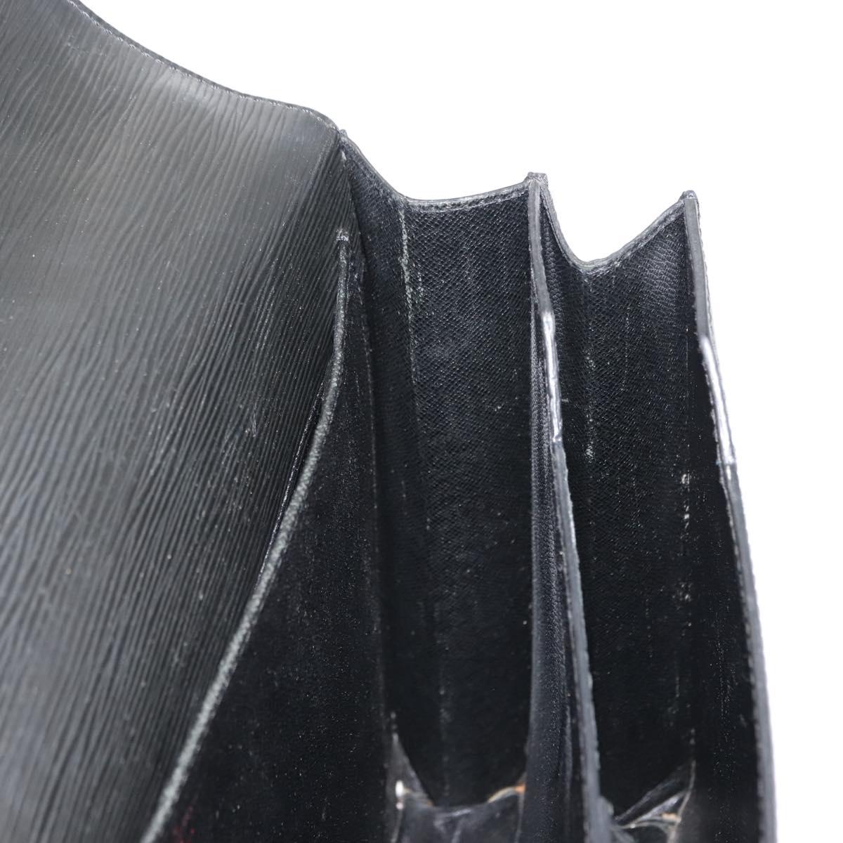 LOUIS VUITTON Epi Serviette Conseiller Business Bag Black M54422 LV Auth th6428