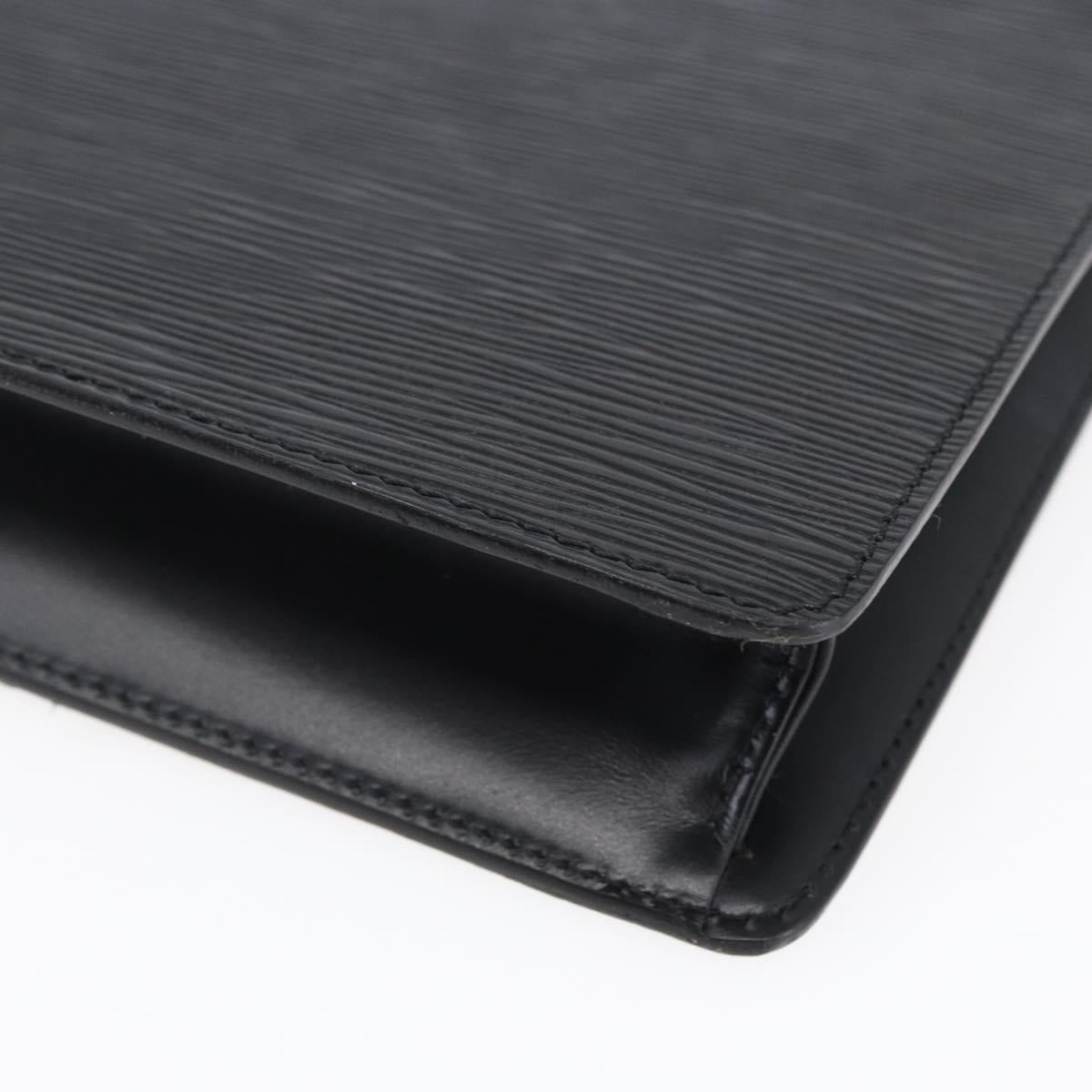 LOUIS VUITTON Epi Pochette Homme Clutch Bag Black Noir M52522 LV Auth th6429