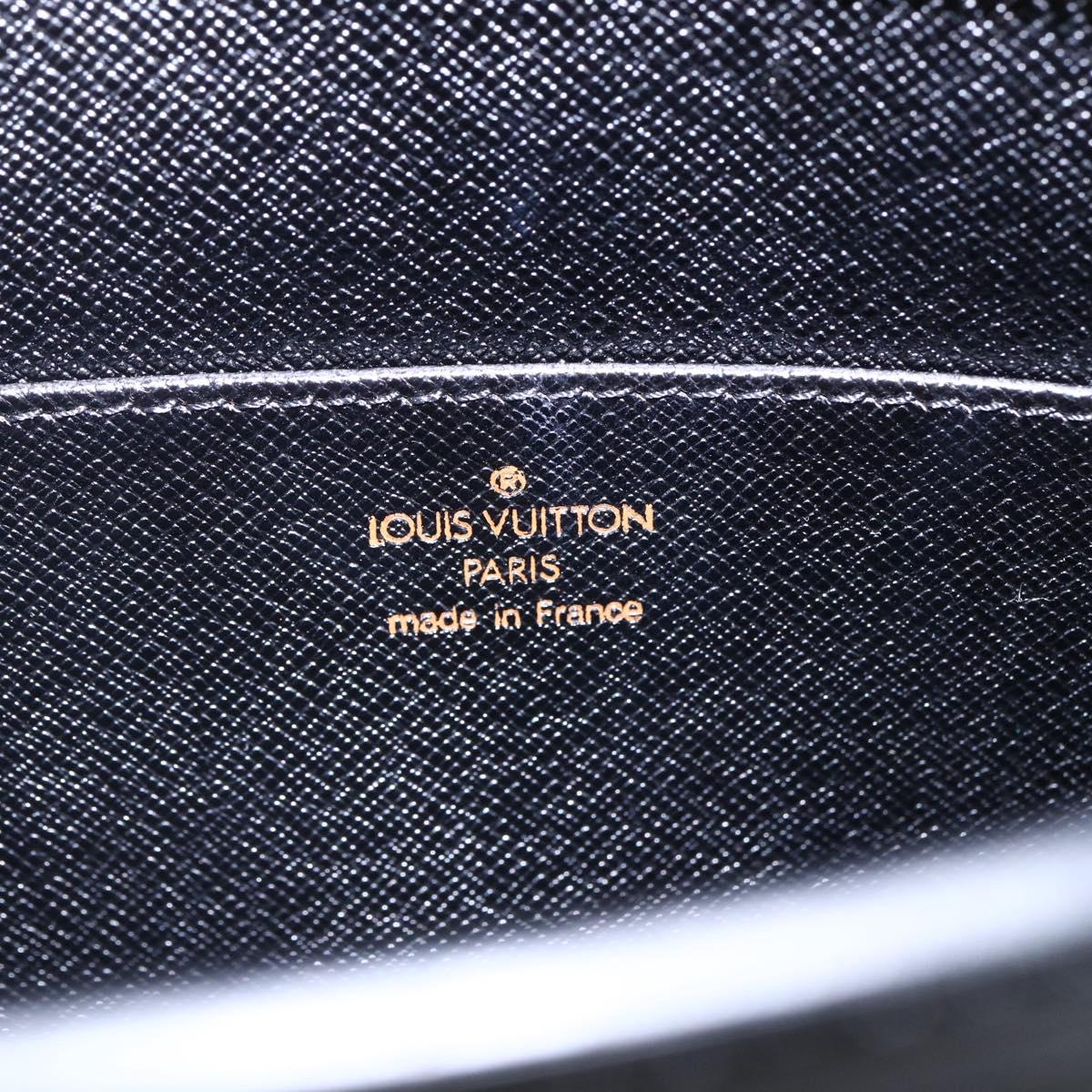 LOUIS VUITTON Epi Pochette Homme Clutch Bag Black Noir M52522 LV Auth th6429