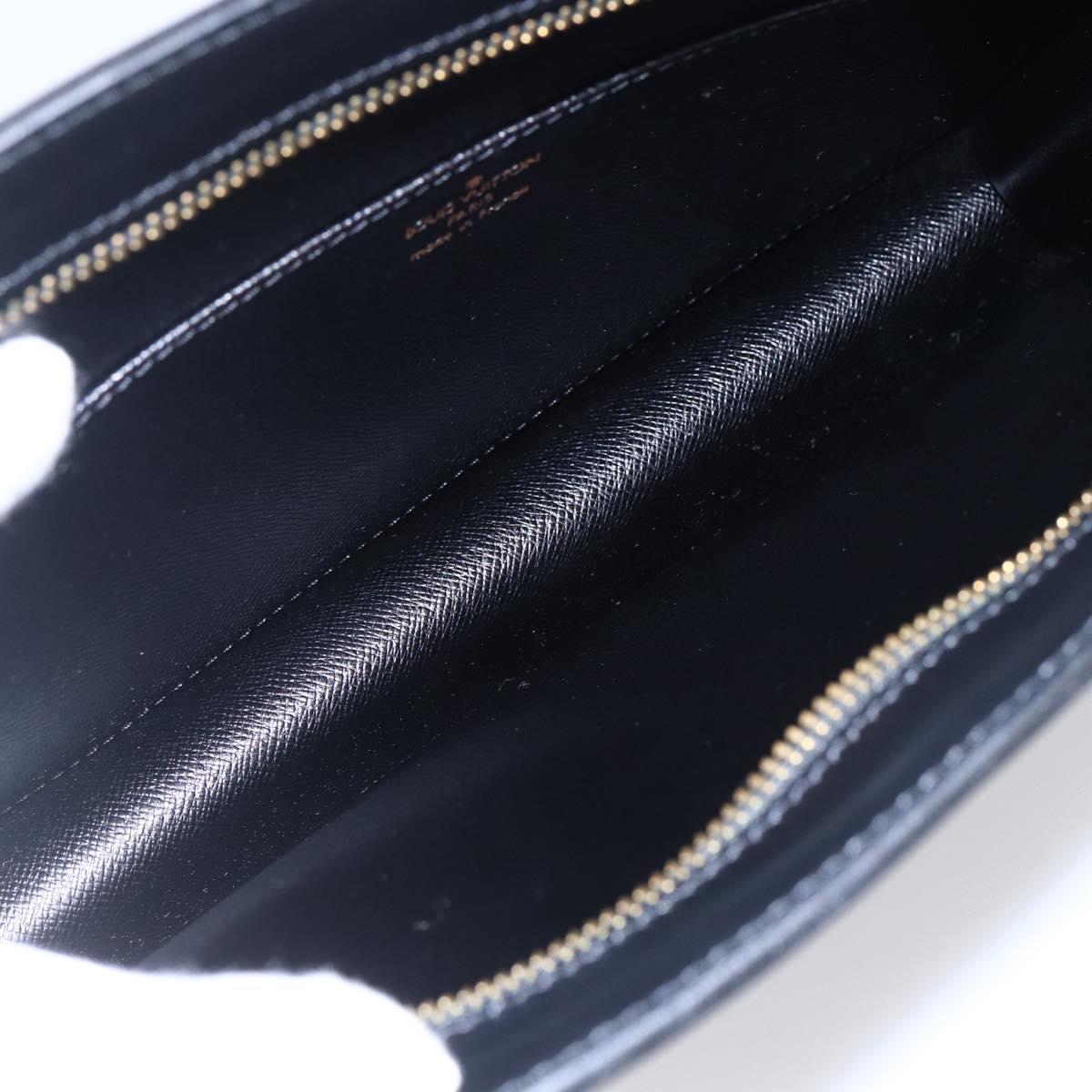 LOUIS VUITTON Epi Pochette Homme Clutch Bag Black Noir M52522 LV Auth th6429