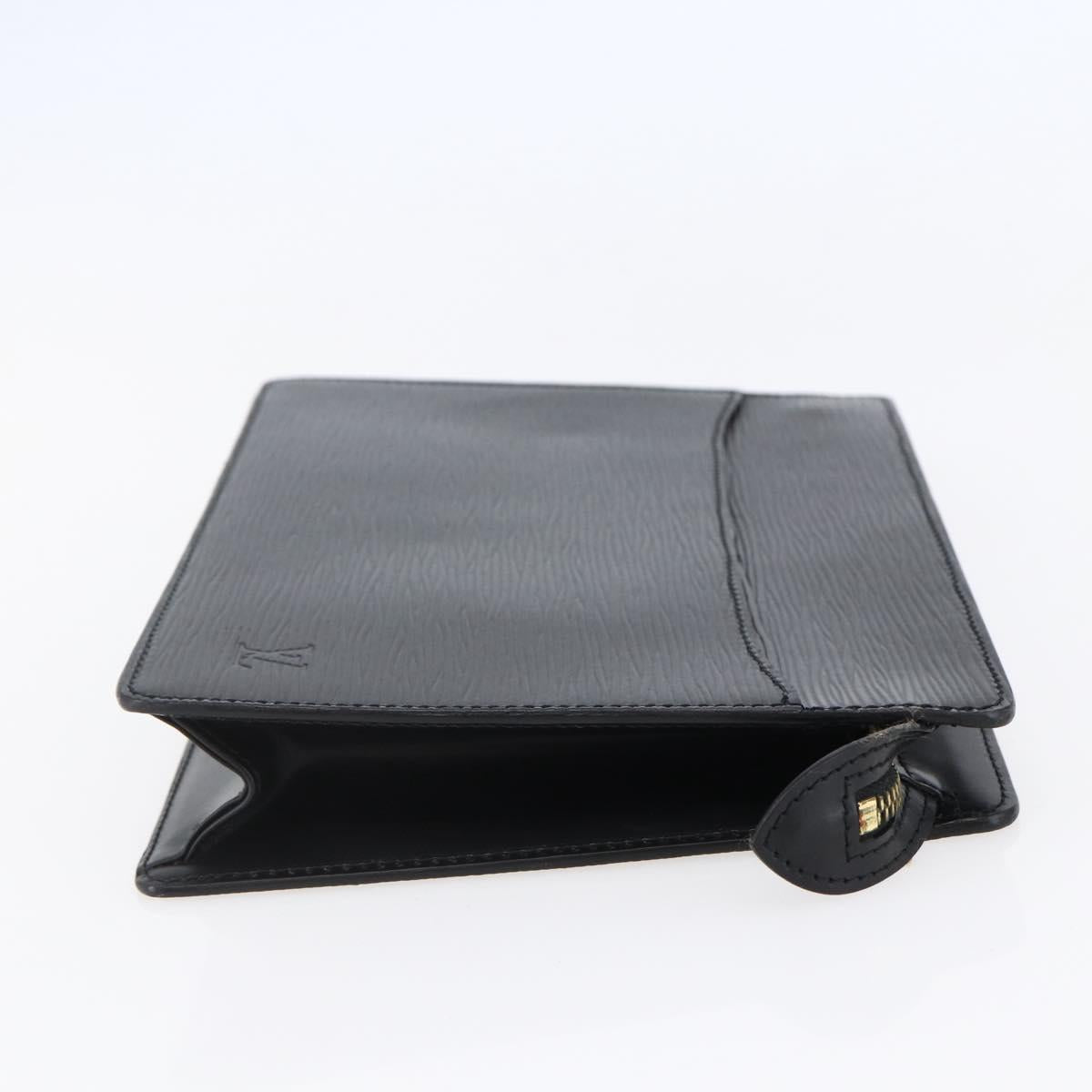 LOUIS VUITTON Epi Pochette Homme Clutch Bag Black Noir M52522 LV Auth th6429