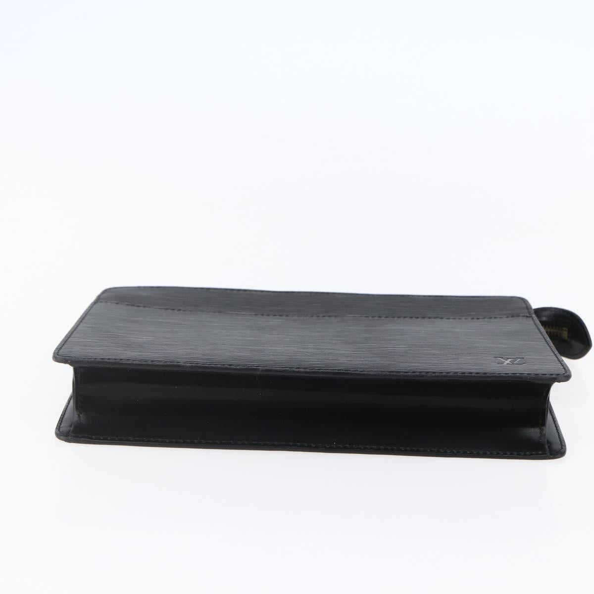 LOUIS VUITTON Epi Pochette Homme Clutch Bag Black Noir M52522 LV Auth th6429