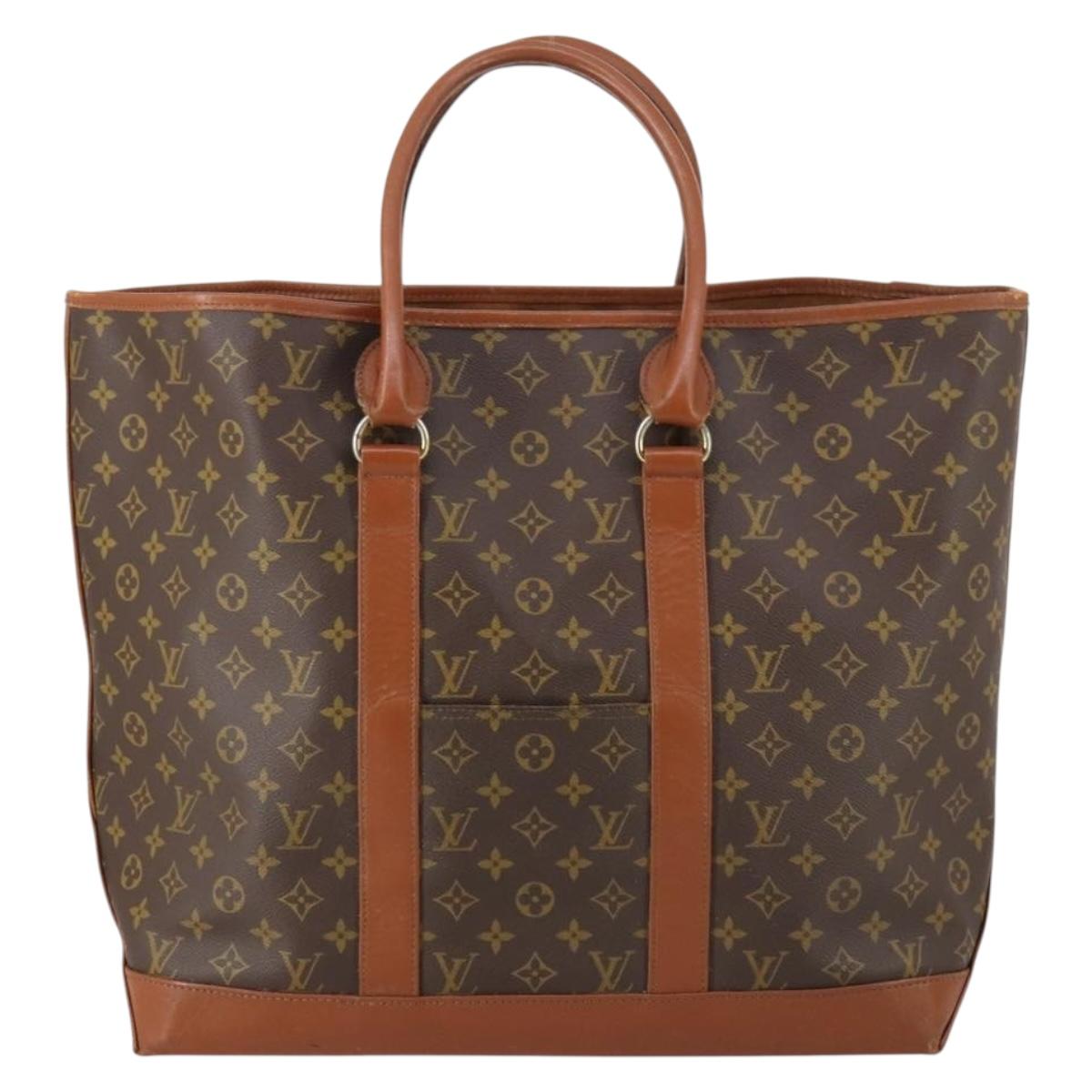 LOUIS VUITTON Monogram Sac Weekend GM Tote Bag M42420 LV Auth th6431