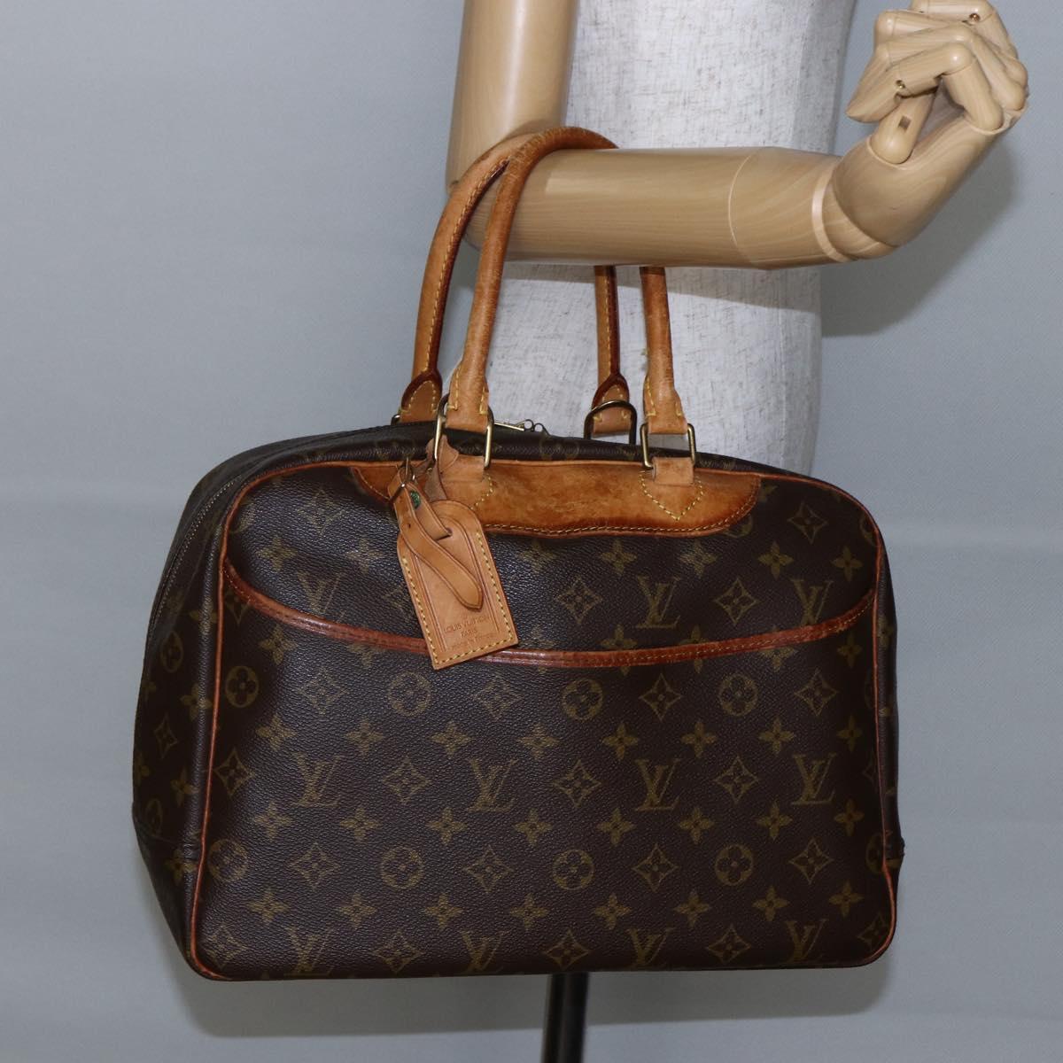 LOUIS VUITTON Monogram Deauville Hand Bag M47270 LV Auth th6432