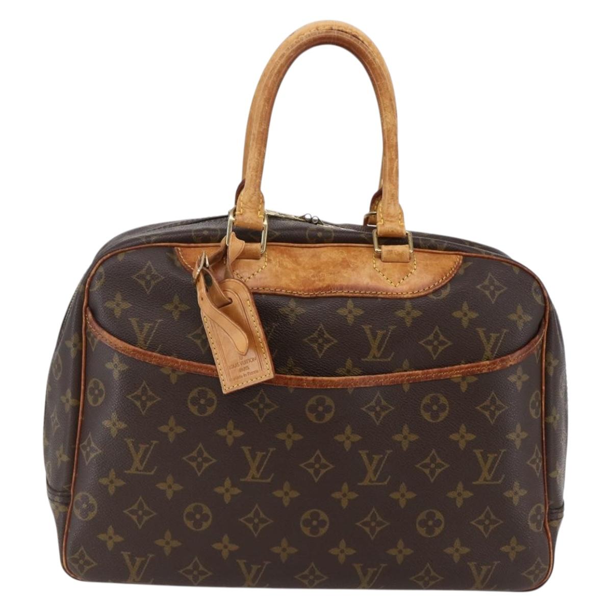 LOUIS VUITTON Monogram Deauville Hand Bag M47270 LV Auth th6432