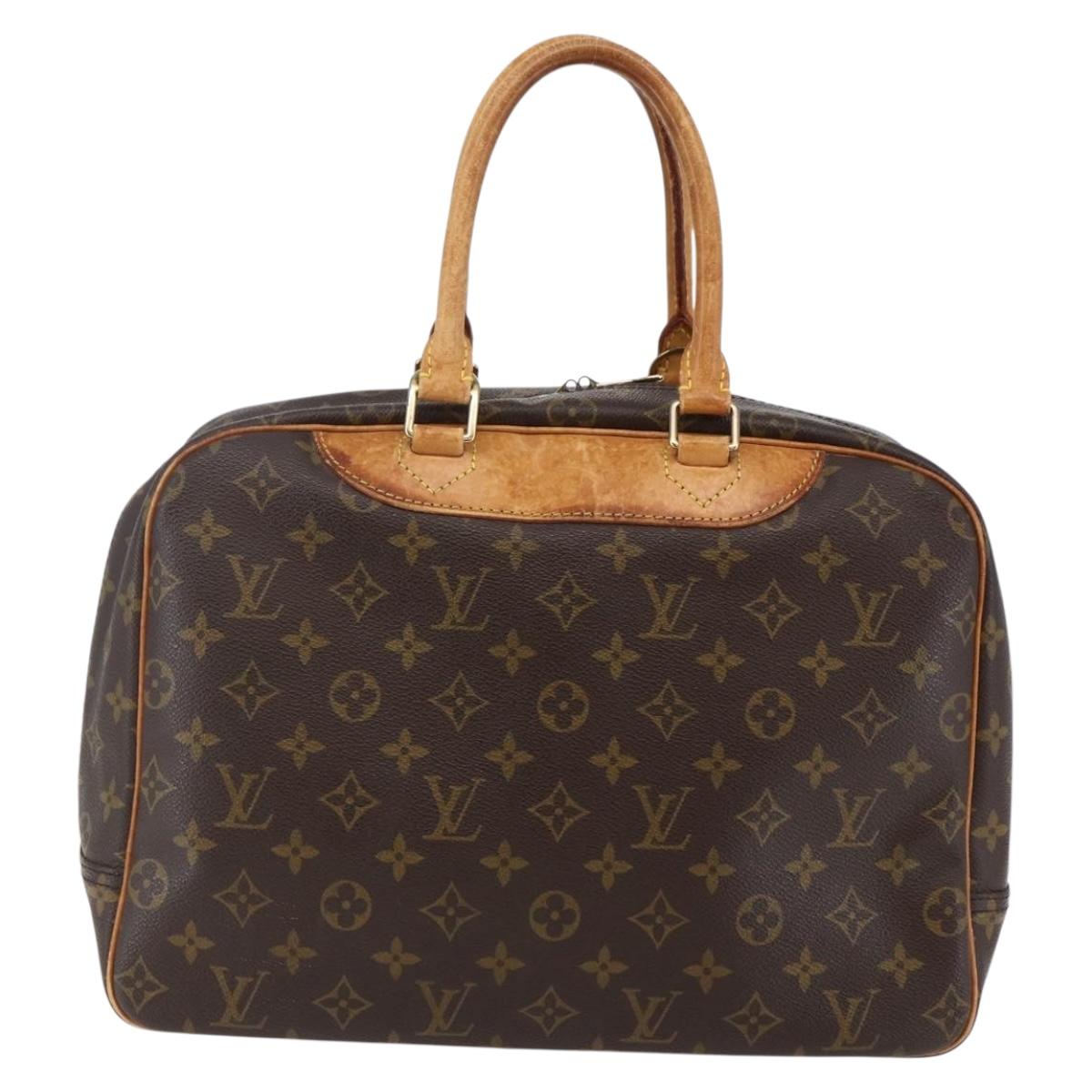 LOUIS VUITTON Monogram Deauville Hand Bag M47270 LV Auth th6432