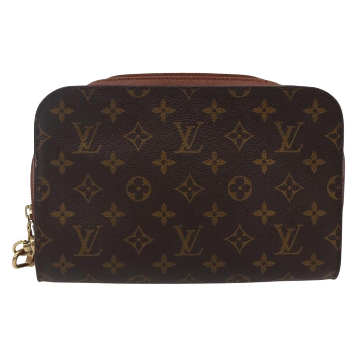 LOUIS VUITTON Monogram Orsay Clutch Bag M51790 LV Auth th6434