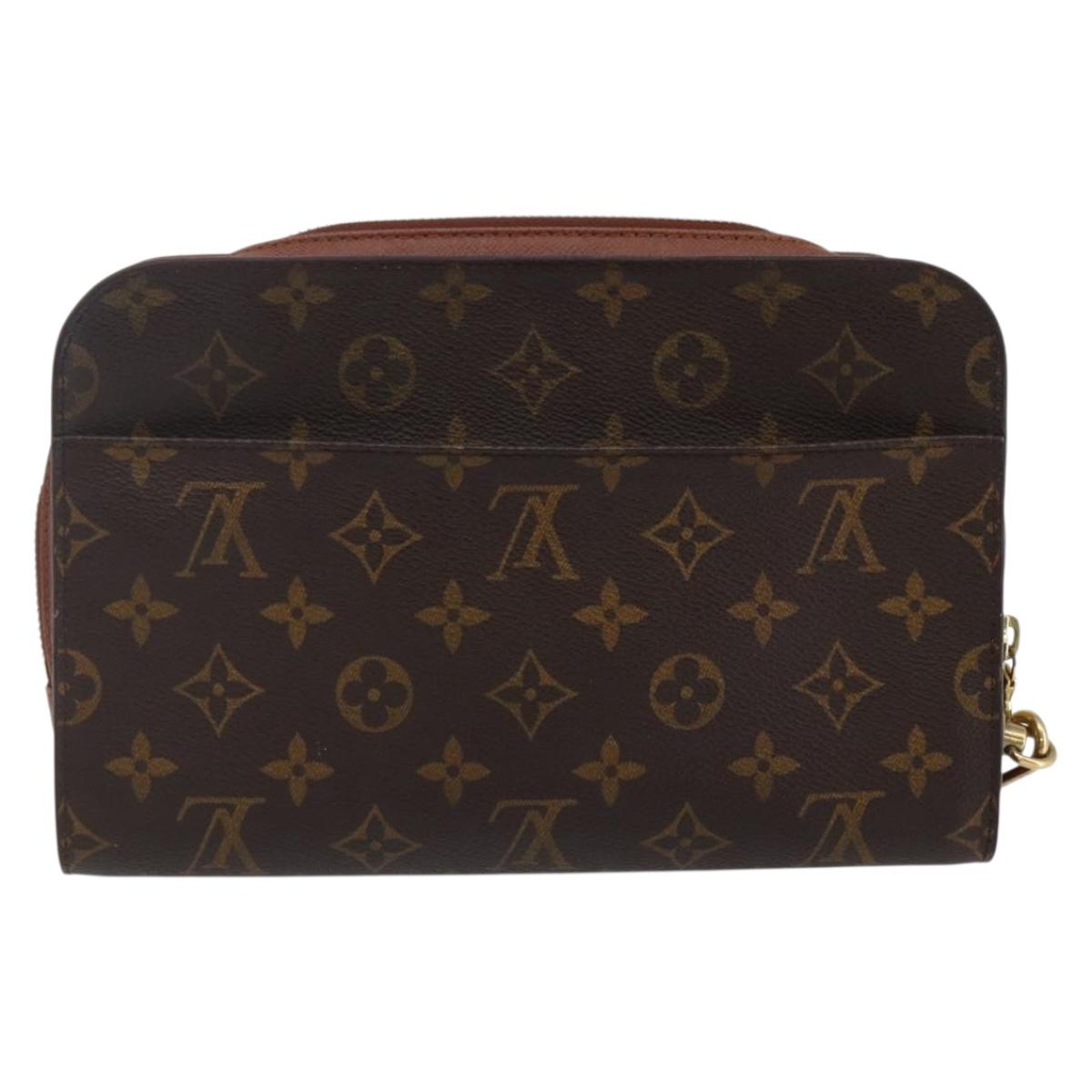 LOUIS VUITTON Monogram Orsay Clutch Bag M51790 LV Auth th6434