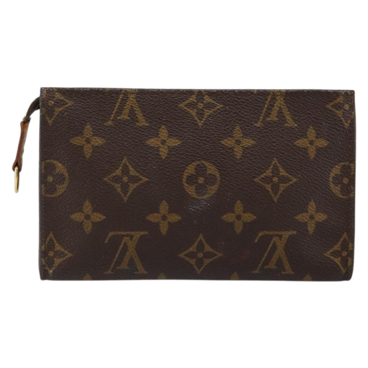 LOUIS VUITTON Monogram Bucket PM Accessory Pouch LV Auth th6438