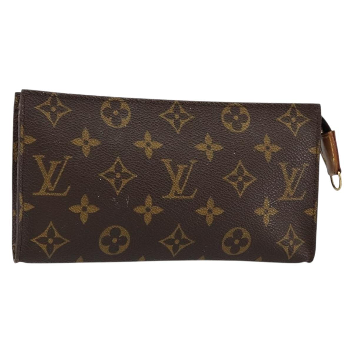 LOUIS VUITTON Monogram Bucket GM Accessory Pouch LV Auth th6439
