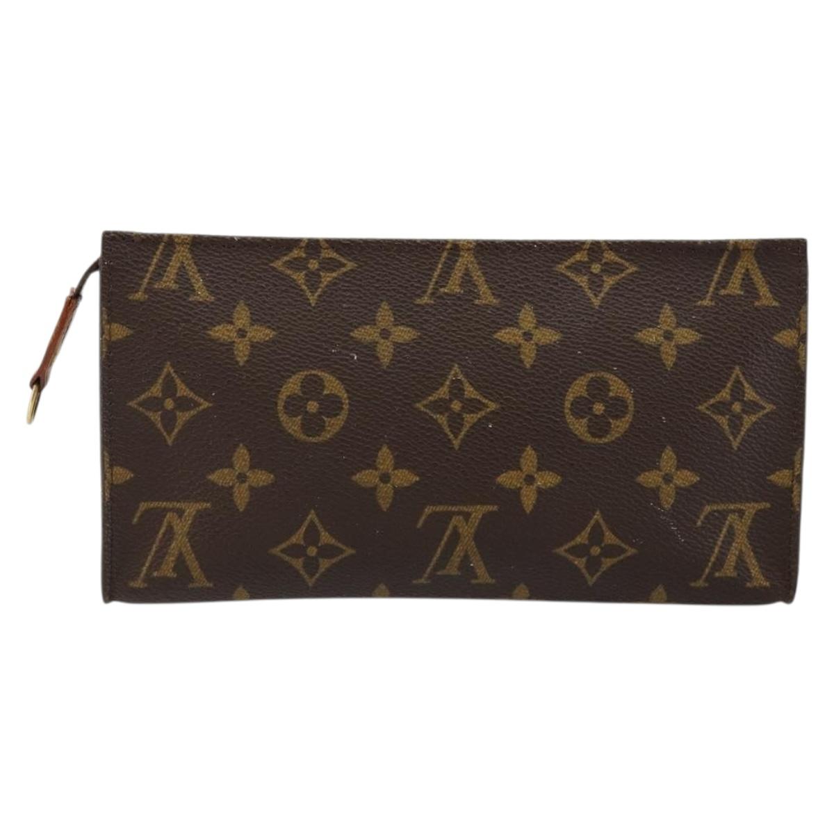 LOUIS VUITTON Monogram Bucket GM Accessory Pouch LV Auth th6439