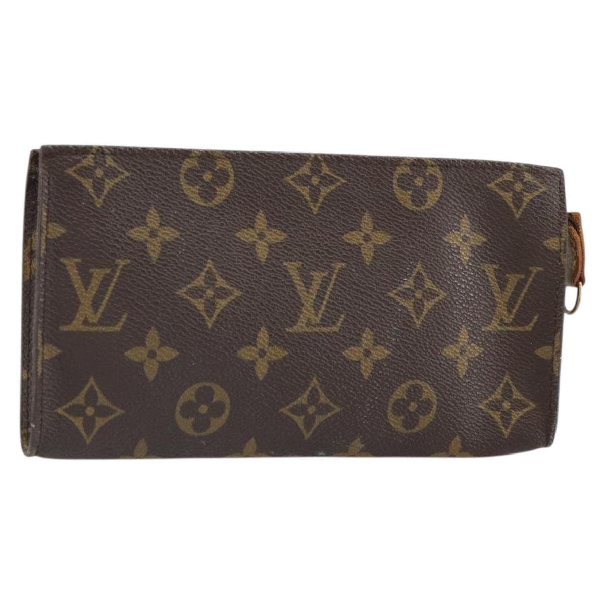 LOUIS VUITTON Monogram Bucket GM Accessory Pouch LV Auth th6440