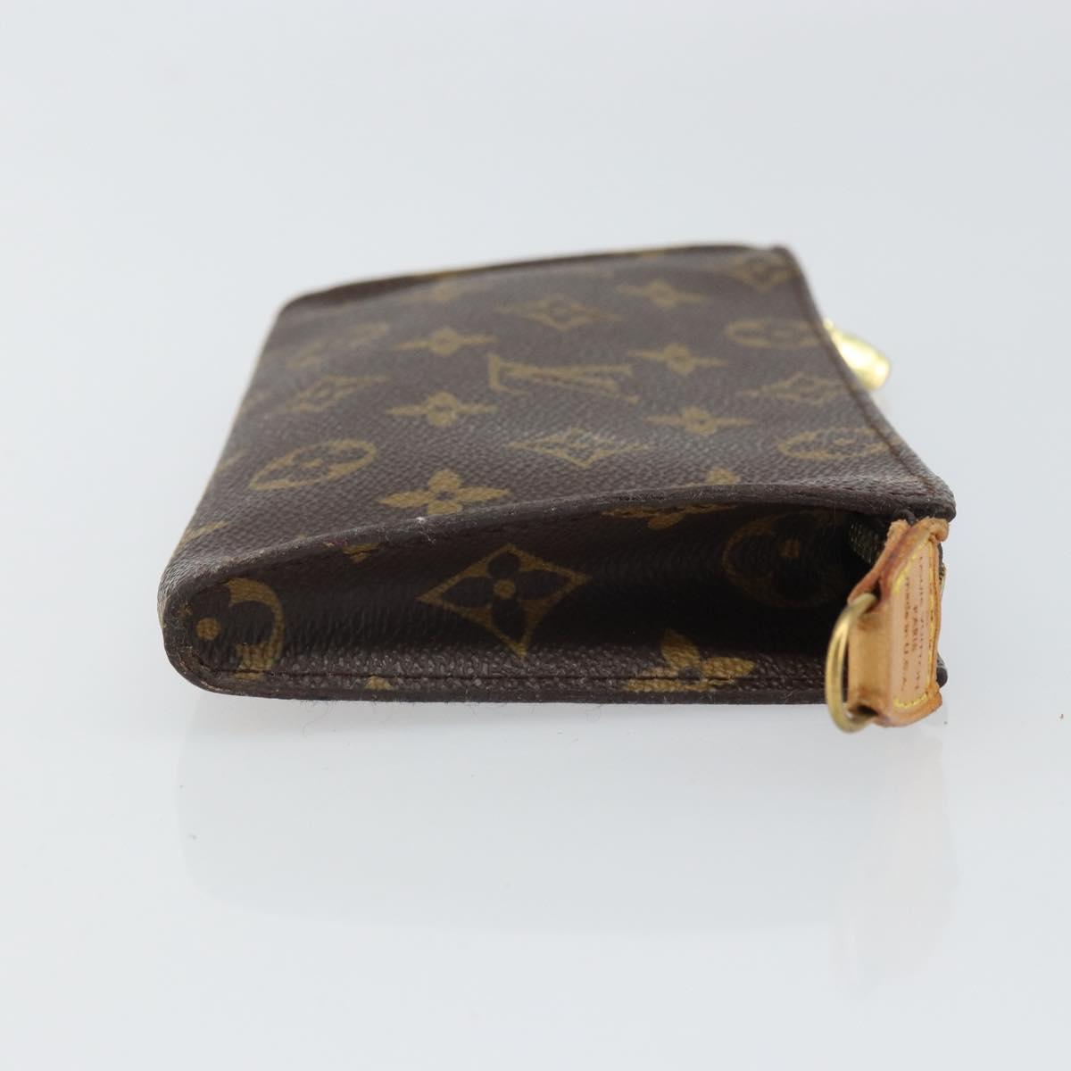 LOUIS VUITTON Monogram Bucket GM Accessory Pouch LV Auth th6440