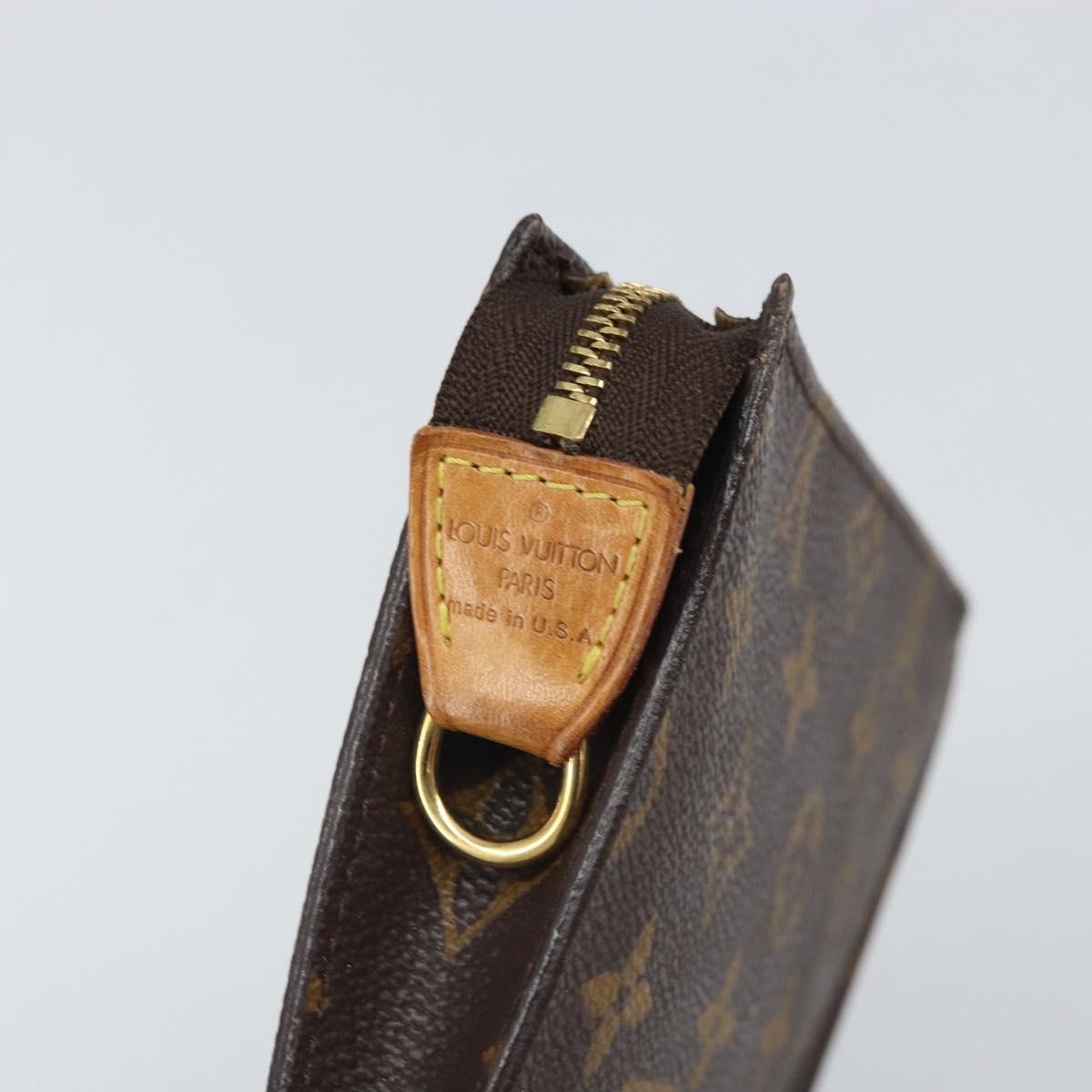 LOUIS VUITTON Monogram Bucket PM Accessory Pouch LV Auth th6441