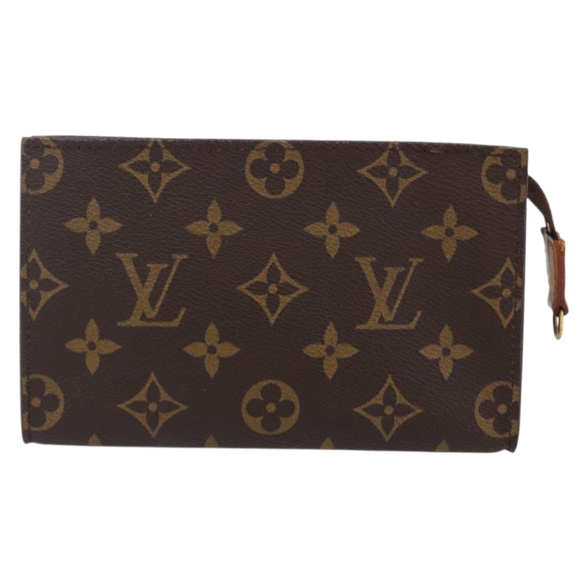LOUIS VUITTON Monogram Bucket PM Accessory Pouch LV Auth th6443