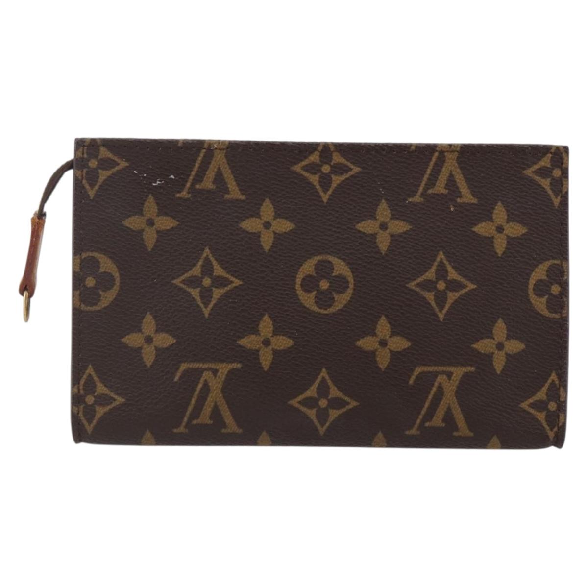 LOUIS VUITTON Monogram Bucket PM Accessory Pouch LV Auth th6443