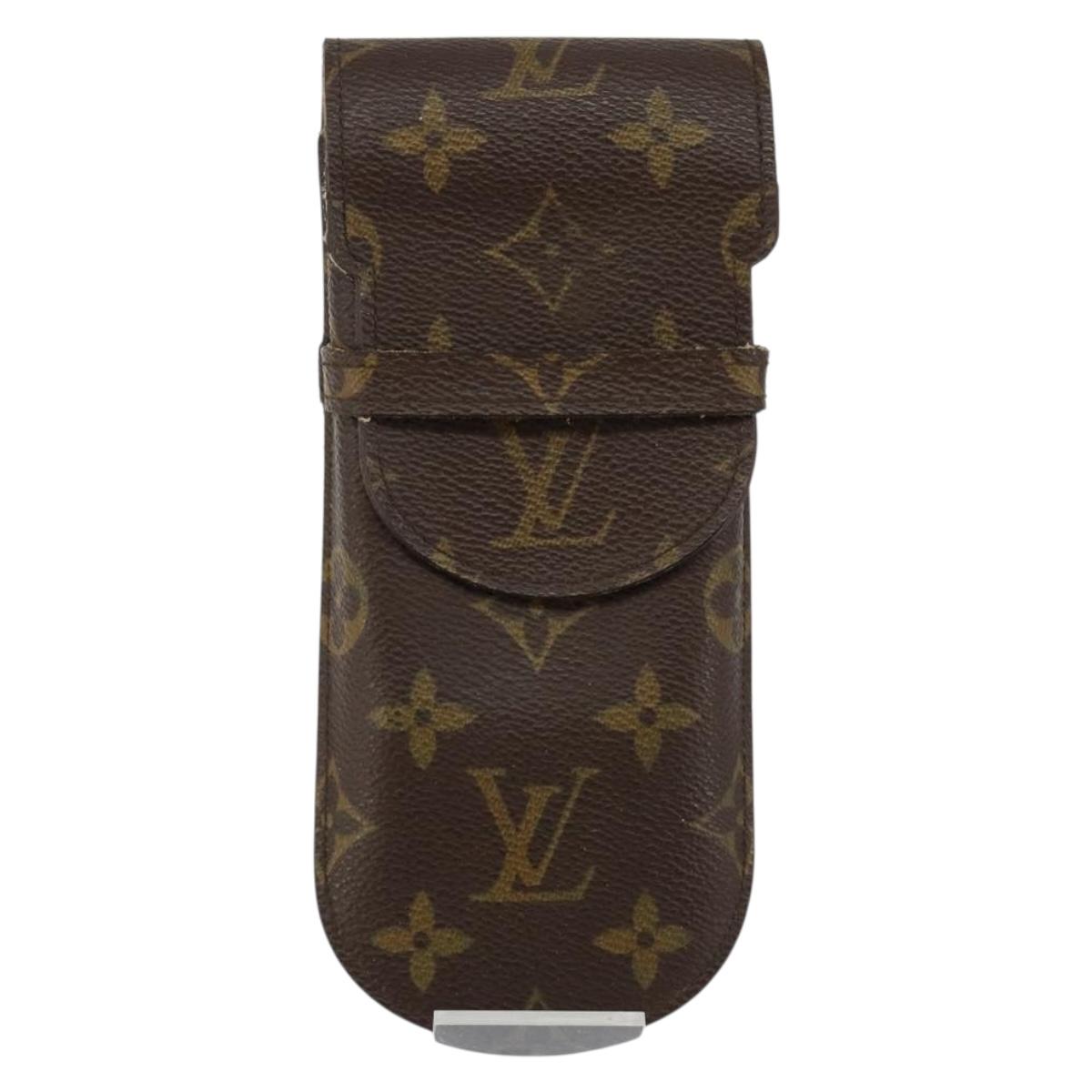 LOUIS VUITTON Monogram Etui Lunette Rabat Glasses Case M62970 LV Auth th6445