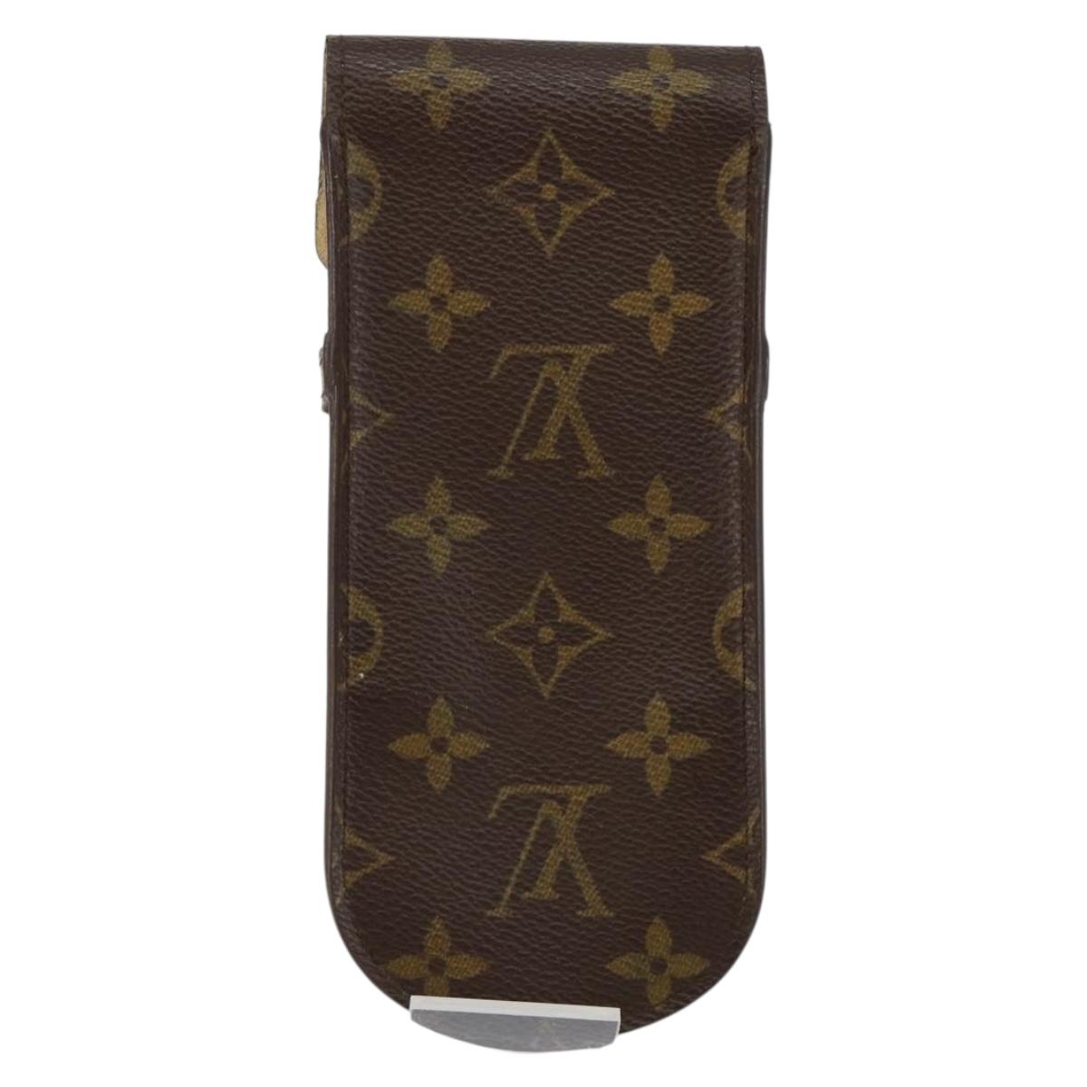 LOUIS VUITTON Monogram Etui Lunette Rabat Glasses Case M62970 LV Auth th6445