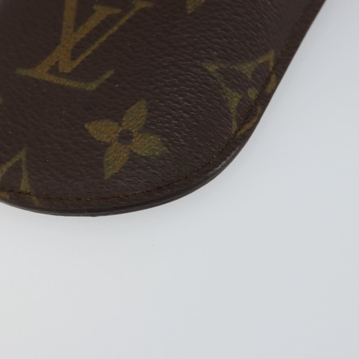 LOUIS VUITTON Monogram Etui Lunette Rabat Glasses Case M62970 LV Auth th6445