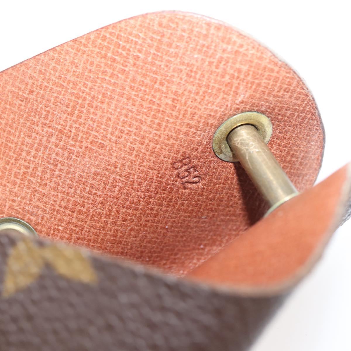 LOUIS VUITTON Monogram Key Case Glasses Case 2Set LV Auth th6447
