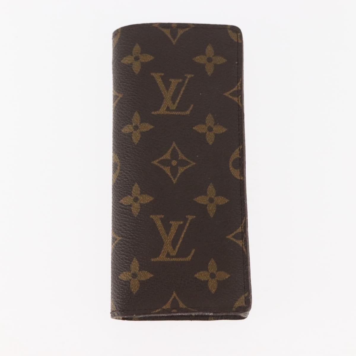 LOUIS VUITTON Monogram Key Case Glasses Case 2Set LV Auth th6447
