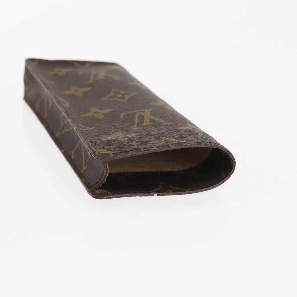 LOUIS VUITTON Monogram Key Case Glasses Case 2Set LV Auth th6447