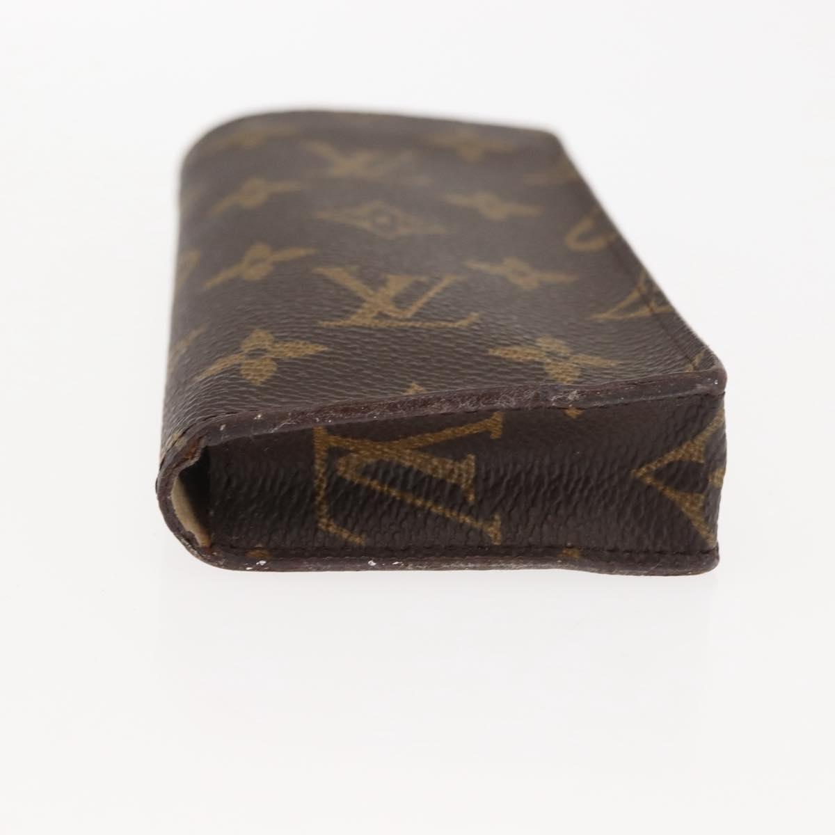 LOUIS VUITTON Monogram Key Case Glasses Case 2Set LV Auth th6447