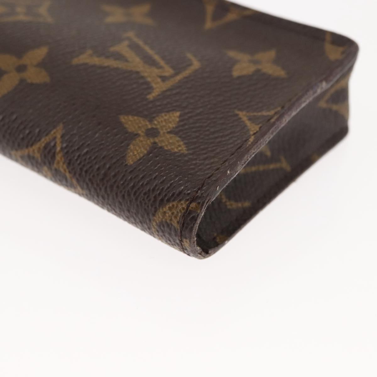 LOUIS VUITTON Monogram Key Case Glasses Case 2Set LV Auth th6447