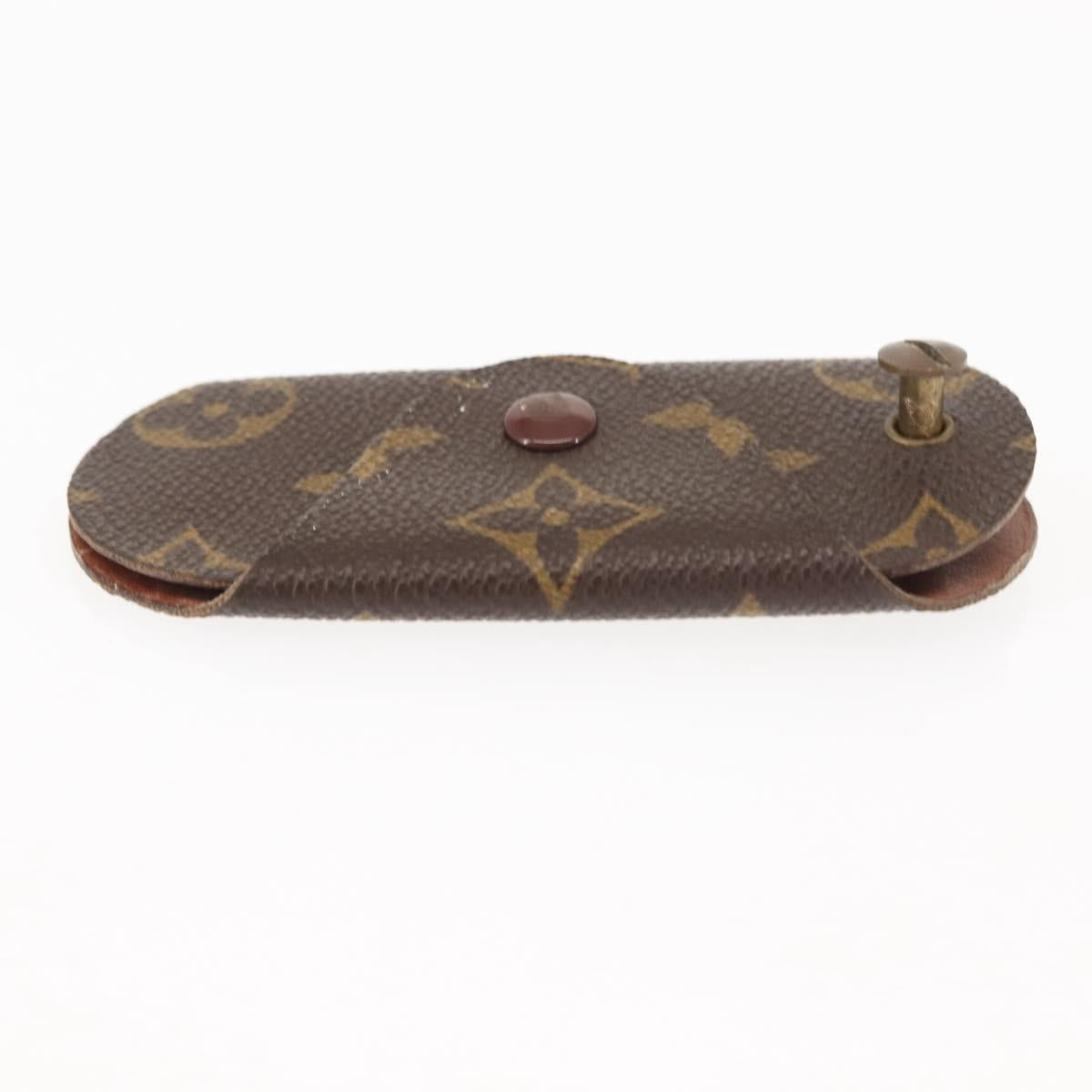 LOUIS VUITTON Monogram Key Case Glasses Case 2Set LV Auth th6447