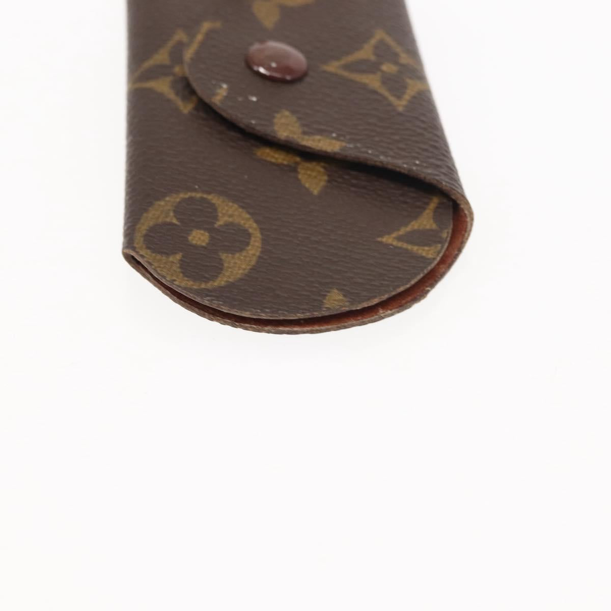 LOUIS VUITTON Monogram Key Case Glasses Case 2Set LV Auth th6447