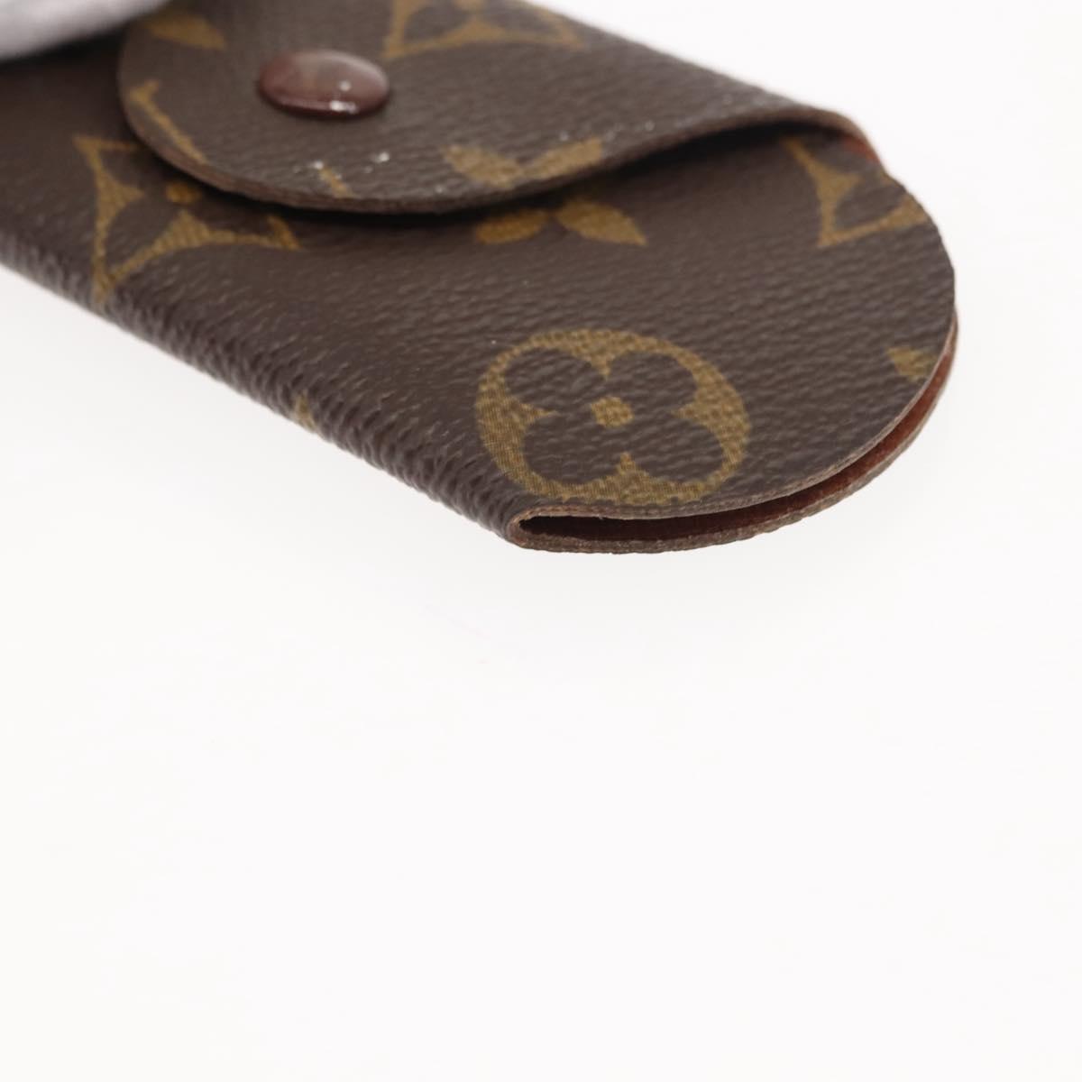 LOUIS VUITTON Monogram Key Case Glasses Case 2Set LV Auth th6447