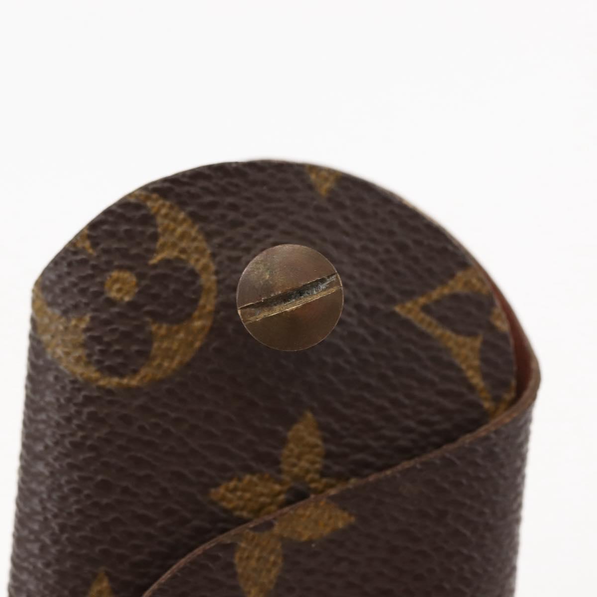 LOUIS VUITTON Monogram Key Case Glasses Case 2Set LV Auth th6447
